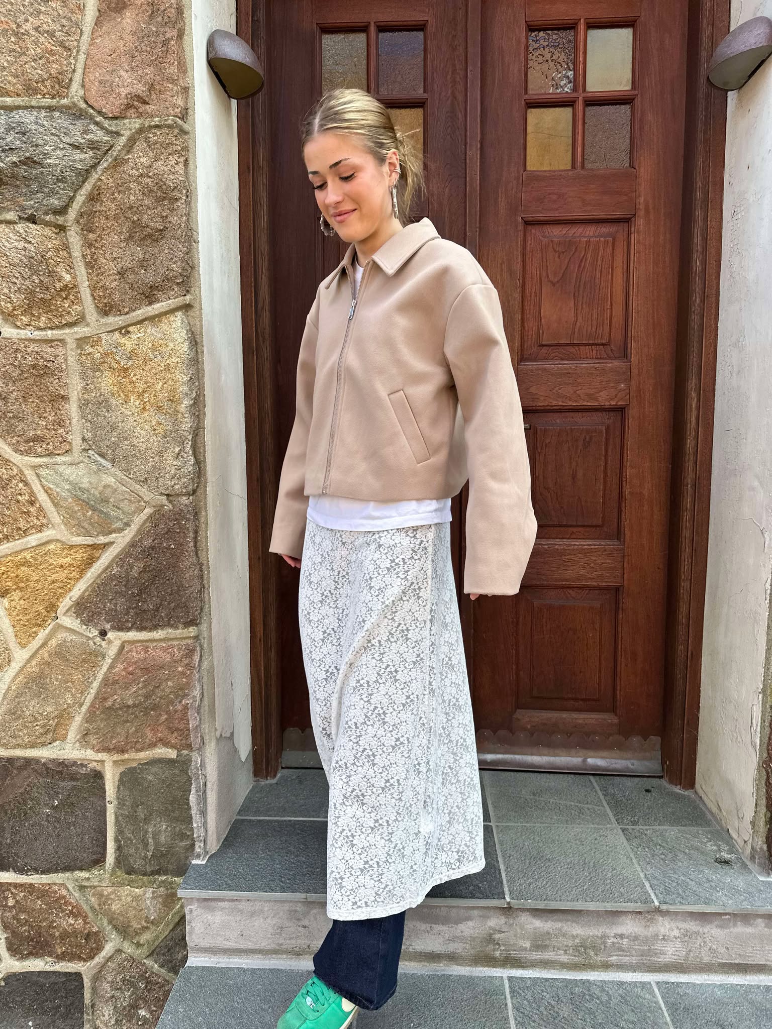 OBJPOLLY Light Jacket - Humus